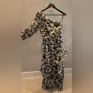 ALEXIS fun and flirty, one-shoulder, asymmetrical dress